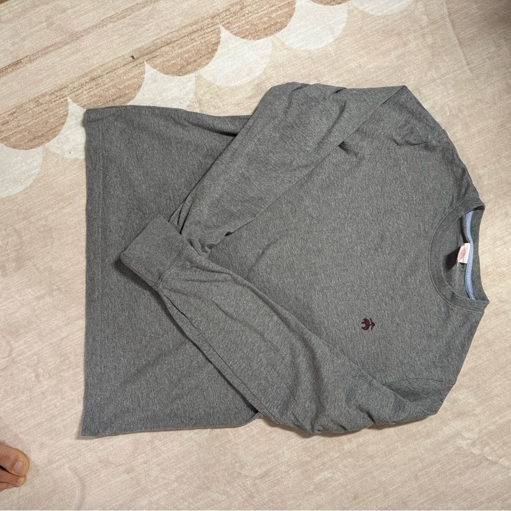 Brooks Brothers 1818 Gray Slim Fit Polo M - Picture 6 of 8